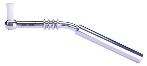 Reinigungsbürste Reinigungspinsel Exklusiv für Brühgruppe mit Verbrennschutz für die Finger aus Aluminium