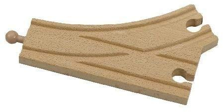 Weiche Holzeisenbahn 1 Zapfen Holzweiche [Spielzeug]