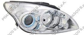 Prasco - HN0404923 - Hyundai - I30 - Mod. 09/07-01/10 - Scheinwerfer Rehcts H1+H7-Mit Lwr-Mit Motor-Schwarz Mod. 04/09 >