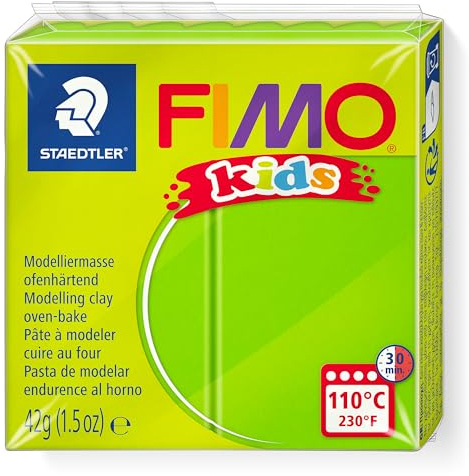 Staedtler FIMO kids Modelliermasse, ofenh‰rtend, hellgr¸n, 42 g VE = 1