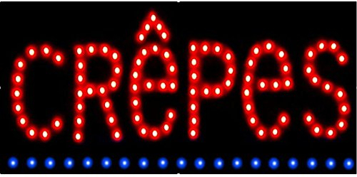 Panneau lumineux LED « Ouvert » « Dönner Kebab », « Bar » et beaucoup d'autres panneaux publicitaires lumineux Crêpes.