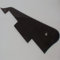 Les Paul Pickguard/Schlagbrett in schwarz einlagig