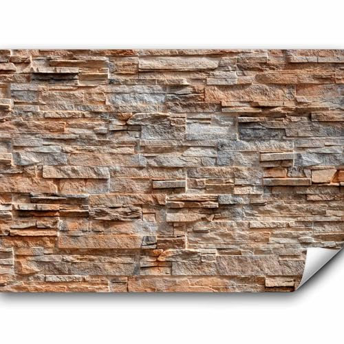 murando - Vlies Fototapete Steinwand 100x70cm Foto Tapete Schlafzimmer Wohnzimmer Vliestapete XXL Wandtapete Motivtapeten Bildtapete 3d Effekt Wand Dekoration - Steinoptik Stein 3d Effekt f-B-0018-a-d