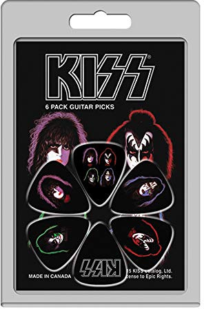 Perri's Leather LP-KISS1 Picks/Gitarrenplektren Kiss (6 Stück)
