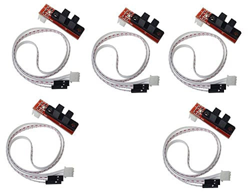 WINGONEER CNC 3D Drucker Mechanische Optische Endschalter Endstopp mit Kabel für Rampen 1.4 Makerbot Prusa Mendel RepRap (Pack von 5Pcs)