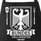 MoonWorks Bundesgrillminister Grill-Schürze für Männer mit Spruch schwarz unisize