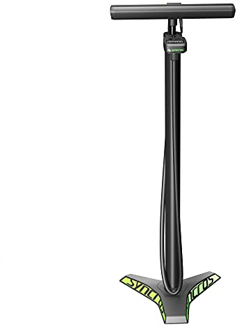 Syncros Vernon 2.0 Digital Fahrrad Standpumpe schwarz/grün