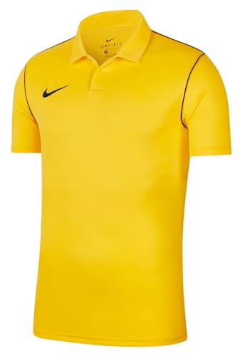 Nike Herren Nk Df Park20 Kurzarm Polo, Tour Yellow/Black/Black, L EU