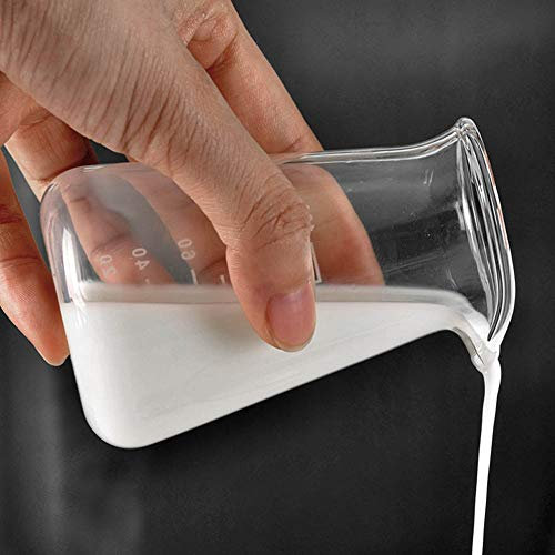 100ml Mini Coffee Milk Jug Frothing Pot Espresso Latte Art Pitcher Cup Heat-Resistant Glass