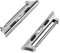 Burkley Connector für Apple Watch Armband Adapter mit Federsteg 38-40mm Stegbreite 22mm in Silber kompatibel mit Apple Watch 1/2 / 3/4 / 5