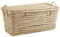 Coffre de rangement en palmier tressé, malle à jouets, coffre à jouet tressé, malle de rangement en osier, panier à jouet en rotin