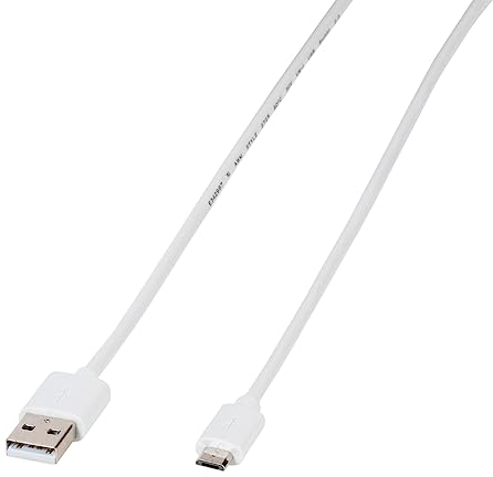 Vivanco USB-Kabel USB 2.0 USB-A Stecker, USB-Micro-B Stecker 1.00 m Weiß 39451