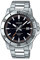 Casio MTP-VD01D-1E2V Men's Enticer Stainless Steel Black Dial Casual Analog Sporty Watch