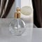 78ml Classic Round Perfume Bottle Atomizer with bulb pump, Filling Funnel & Gift Box (cream with gold metal) Dressing table Essential Atomizer