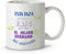LolaPix Taza personalizada. Regalos personalizados con nombre y texto. Tazas con frases originales. Universo Morado. Taza cerámica 330ml