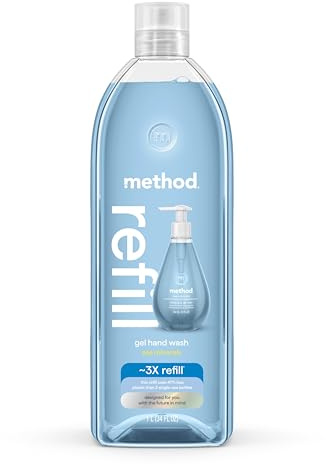 Method Gel Hand Soap Refill, Sea Minerals, 34 Fl Oz (Pack of 1) (Packaging May Vary)