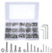 QIMEI-SHOP Bulloni e Dadi M2 M3 M4 Viti in Acciaio Inox Bulloni a Testa Esagonale Cilindrica Assortimento Kit con Scatola Portaoggetti Ispessita 480 Pezzi