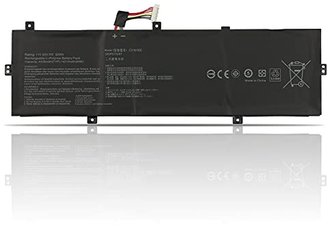 K KYUER 50Wh C31N1620 Batterie pour ASUS Zenbook UX430 UX430U UX430UA UX430UAR UX430UN UX430UNR UX430UQ U4100 U4100U U4100UN U4100UQ UX3400 UX3400U UX3400UA UX3400UN UX3400UQ BX430 BX430UA UX3430UQ