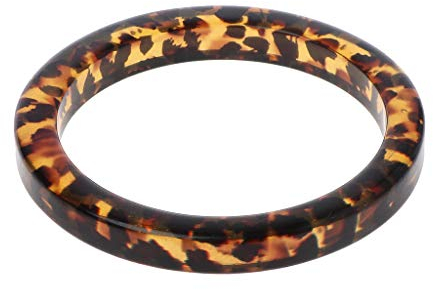 DAISHIAO Schildpatt Acryl Armband Harz Braun Leopard Meliert Armreif Damen Schmuck