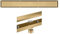 GQQG Duschrinne Edelstahl Ablaufrinne Bodenablauf Befliesbar 2 in 1 sehr Flach Badezimmer Duschablauf 60 cm (Blanco : Gold)