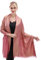 KAVINGKALY Frauen Weiche Pashmina Schals und Wraps Schimmer Solid Colors Schal für Hochzeiten (Rose-Gold)