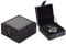 SIBOSUN Schwarz Luxus Leder Lychee Streifen 51mm Taschenuhr Box für Vater Ehemann Sohn Freund Display Case Storage Case Weihnachten Geburtstag Jahrestag Valentinstag