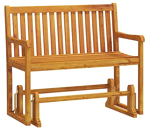 vidaXL Garten-Schaukelbank 110 cm Massivholz Akazie