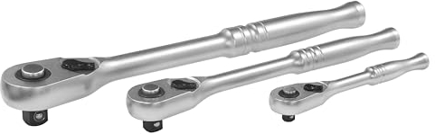 Sealey Premier Platinum 3pc Ratchet Wrench Set - Flip Reverse, EVA Foam Storage Tray - AK7933