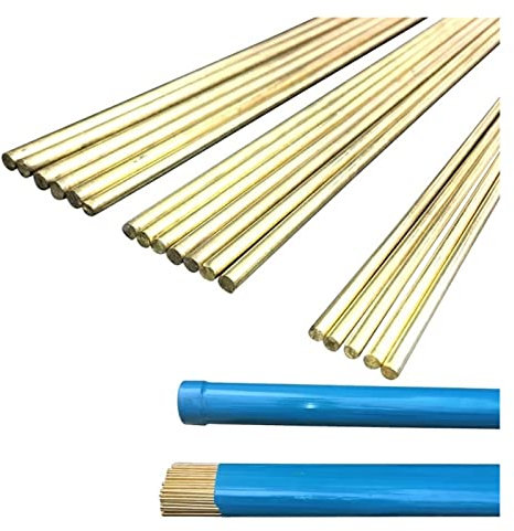 BREAKA Baguette de soudage, Tige Ronde en Laiton Massif, Outils de Bricolage, Tige Ronde en Laiton, (Size : 20PCS-6.0MMX1M)