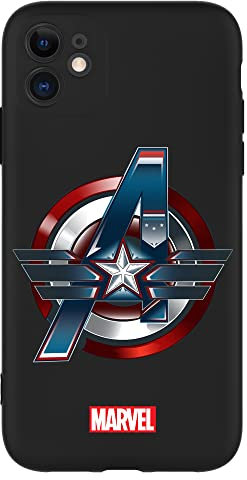 KING DRAGON Pattern Case for iPhone 11 Pro max, with US Superhero Character, Graphics Silicone iPhone 11 Pro max Case Black