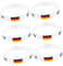 Toddmomy 6 Stk Europapokal-Armbänder Zubehör für Sportparty-Fans Baseball-Banner rotes Band das Geschenk Länderflaggen-Armband Land Armbänder Schüttgut Sache Souvenir Zubehör für Fans Mann