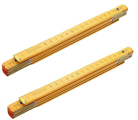 VENOAL Tragbares -Lineal, 100 cm, 2 Stück