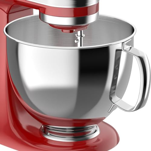 XhWser Stainless Steel Bowl for 4.5-5Qt Tilt-Head Stand Mixer, 5 QT Mixer Bowl for Artisan&Classic Series Mixers Replacement for Kitchenaid