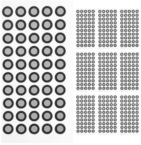 Tofficu 500 Stück 6,0mm 3D-Scan-Spray 3D-Scan-Marker Für 3D-Drucker Genaue Verfolgungspunkte Referenzpunktmarkierung Diffuse Reflexion Für Präzise Optische Verfolgung Und 3D-Scannen
