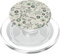 Sage Green Botanical Flowers and White Berry Floral Pattern PopSockets PopGrip for MagSafe