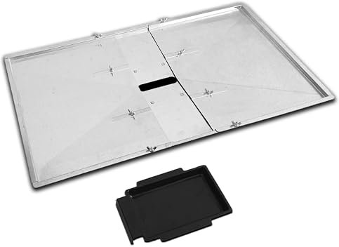 Nordic Bbq Store Adjustable Grease Tray (30-33 inches) for 5/6 Burner Grills from Biltema, Lucifer, Napolean, Landmann & Other European Brands, Universal Grease Tray Replacement for Gas Grills