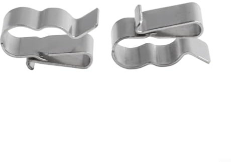 100 Stück Anhängerrahmen Drahtclips Solarpanel Kabelclips Metall Kabelclips Drahtklemmen für Photovoltaik Verkabelung Boot Kabel Boot Anhänger