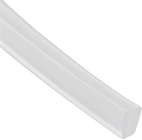 Dichtungsband Für Duschtüren, U-Profil, Transparente Gummikanten, Dichtungsstreifen, Kantenschutz, Wetterschutz, 2 Meter, Streifenschutz (Größe: 8 X 7