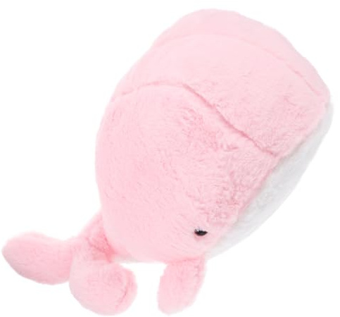 Supvox Wal Plüschtier Stofftier Für Junge Mädchen Kleine Walpuppe Cartoon-walspielzeug Plüschpuppenspielzeug Wal-Spielzeug Waschbar Schlafzimmer-Ornament Kinderspielzeug Für Zuhause