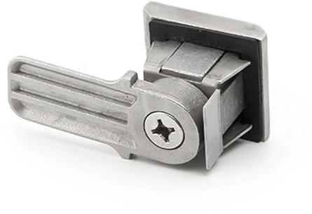 Stainless Steel MS813 Compression Type 7035 Cabinet Lock Box Marine Slotted Square Head Turnbuckle 1Pcs(MS813 with Key)