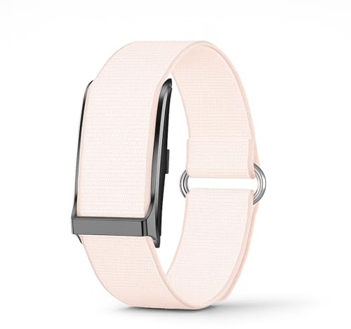 Elprico Banda de Rastreador de Fitness sin Pantalla, Actividad Impermeable y Monitor de Sueño con Batería de 45 Días, Banda de Salud Inteligente para Hombres y Mujeres (Pink)