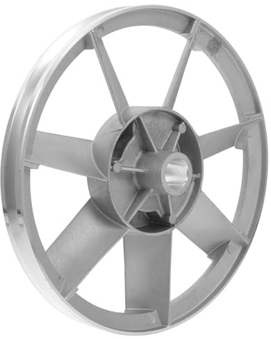 SEWACC Polea de Motor de Compresor de Aire de Aluminio Ranura Doble Cilindro, Transferencia de Potencia y Alta Resistencia en Accesorios para Compresores