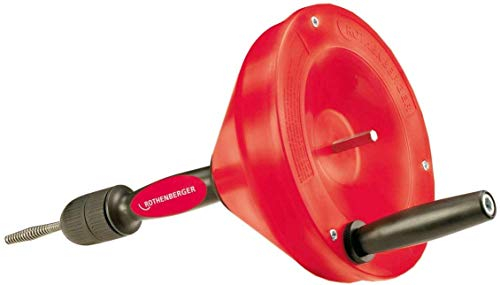 ROTHENBERGER ROSPI 6 H+E Plus, Hand- und Elektro-Rohrreinigungsgerät, 20mm-50mm Arbeitsbereich Durchmesser | 72090 | Rohrreinigungsmaschine, Bohrfutter, Rohrreinigung