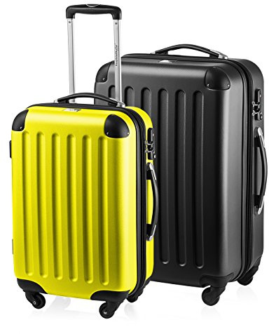 HAUPTSTADTKOFFER 90204665 Koffer-Set, 131 Liters, Gelb/Schwarz