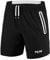 TCA Herren Elite Tech Leichte Laufhose Gymshorts Trainingsshorts und Laufshorts mit Reißverschlusstaschen - Sporthose Herren Kurz - Schwarz/Weiss, XL
