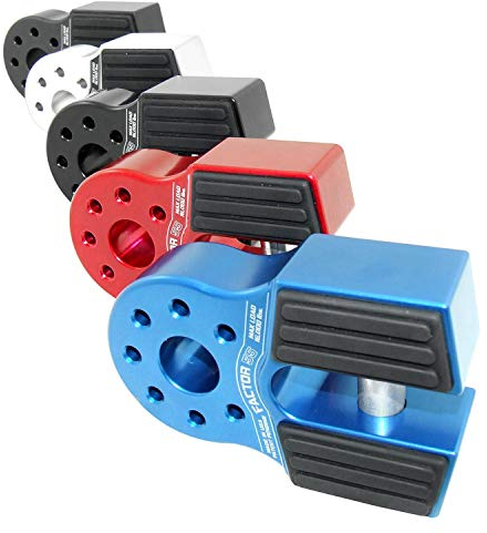 Factor 55 00050-04 Flatlink Original Folding Winch Shackle Bracket Max Load Rating 16,000 lb Ultimate Failure Greater Than 40,000 lb Ideal for 4x4 Off Road Adventures – Black