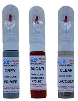 madAUTO FORD FIESTA ST RADO METALLIC GREY WHEEL TOUCH UP PAINT CHIP REPAIR KIT (PAINT + PRIMER + LACQUER)
