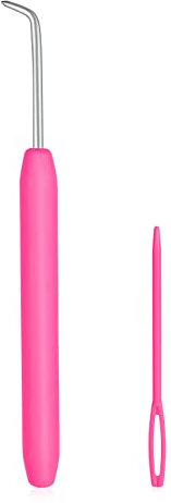 Aulley 1 Set Needle + Hook Crochet for Knitter Knitting Loom