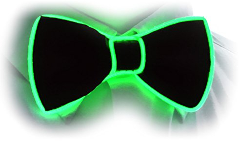 Ucult Party LED-Fliege, Leuchtende Fliege, Leuchtfliege, Blinkfliege, Anzugfliegen, (Grün)