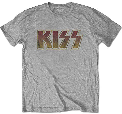 KISS KISSTS13MC01 T-Shirt, Charcoal, Small